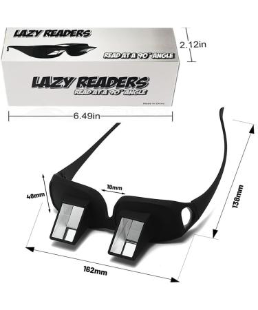 Fajoek Lazy Glasses - 90 HD Prism Angular Glasses for Hands-Free Reading | International Shipping - Buy Online on GoSupps.com