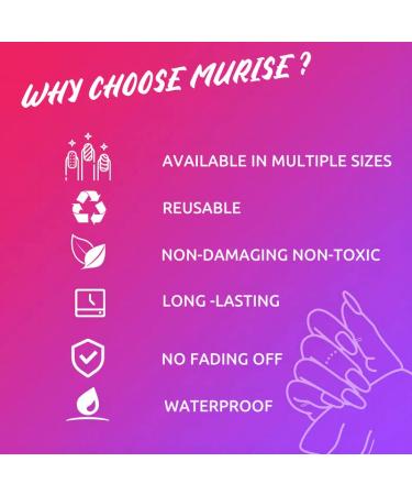 MURISE 24pcs Medium French Pink Press on Nails with Swirl and Pearls | Almond False Nails for Women and Girls - Buy Online on GoSupps.com