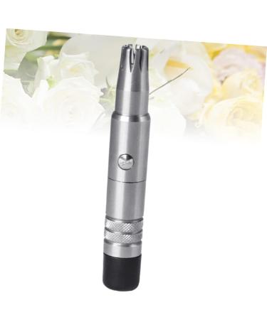 Healeved Manual Nose Trimmer Silver Portable Nose Trimmer for Men and Women Nose Trimmer Nose Cleaning - Buy Online on GoSupps.com