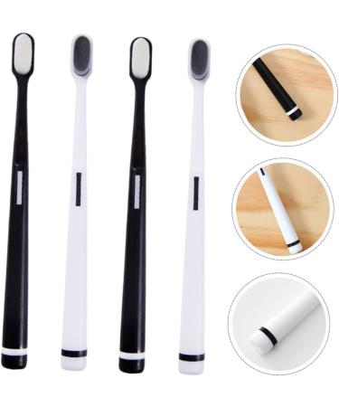 Goohochy 4-Piece Wangan Hair Toothbrush Set - Portable Oral Hygiene Cleaning Tools for a Fresh Mouth - Buy Online on GoSupps.com