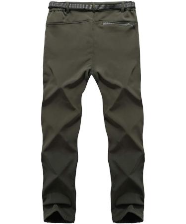 MOERDENG Men's Waterproof Soft Shell Snow Ski Pants - Small, Army Green - Buy Online on GoSupps.com