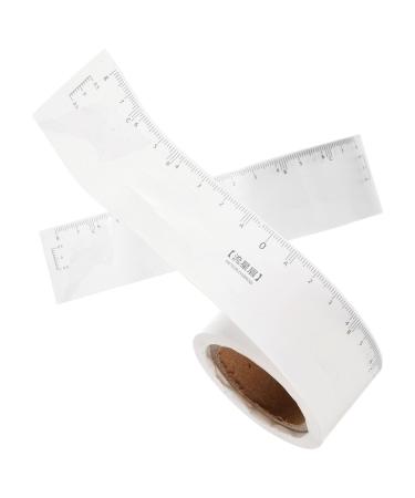 Beatifufu Brow Ruler Sticker 1 Roll Stickers Microblading Ruler Sticker Eye Brow Stencil Mold Drawing Pen Eyebrow Trimming