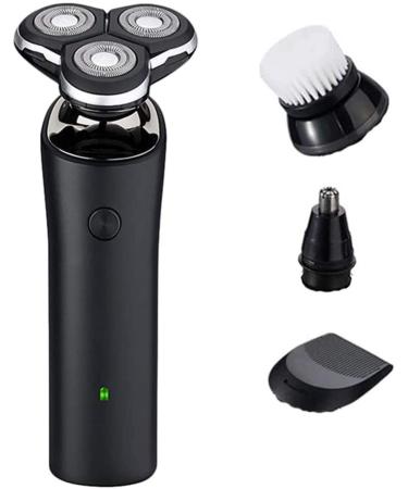 Electric Razor for Men - 4 in 1 Rotary Shavers for Men -Mens Electric Razor Grooming Kit - Wet and Dry Razors for Men - Cordless Mens Razors Waterproof Electric Shavers for Men USB Charging Ideal gi