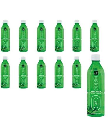 6L Aloe Vera Drink ZERO without sugar 12x 500ml DISPOSABLE original AloeVera juice with fruit pieces