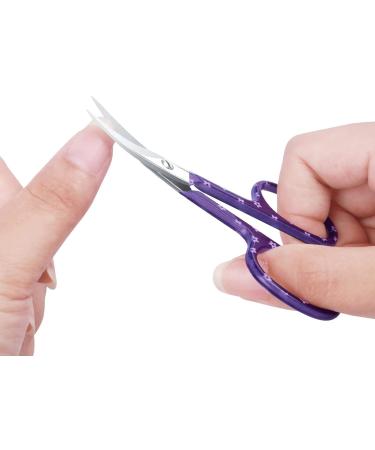 SVAASA Nail Clippers Nail Scissors Blade Curved Professional Fingernails Scissors Stainless Steel Precision Small Nail Scissors - Buy Online on GoSupps.com