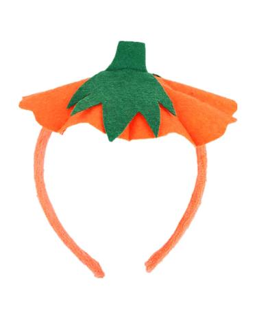 Ladies Pumpkin Headband Halloween Hay Dress Accessories.Halloween Hair Accessory Creative Shape Headwear.