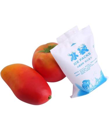 Buy 10 Reusable Dry Gel Packs - PE Plastic Food-Safe Cooling Gel Bags for Injuries | Long-Lasting 200ml - Buy Online on GoSupps.com