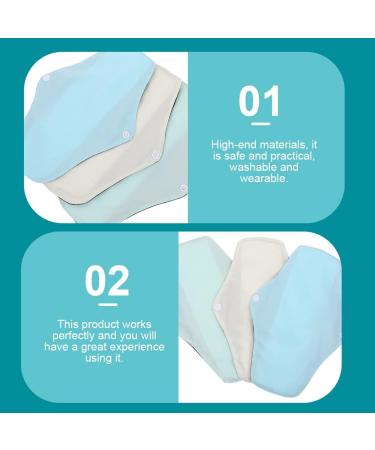 4 Pack Reusable Mesh Menstrual Pads - Washable Period Tapes & Panty Inserts for Women and Girls - Buy Online on GoSupps.com