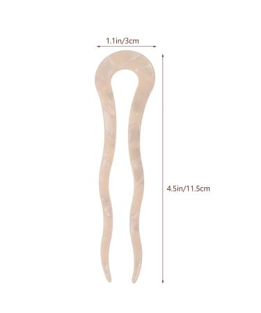 LALAFINA French Hair Pin Set - Small Hair Barrettes for Women, 2pcs Fine Cellulose Acetate Clips - Hair Accessories for Thin Hair - 11.5x3CM, As Shown - Buy Online on GoSupps.com