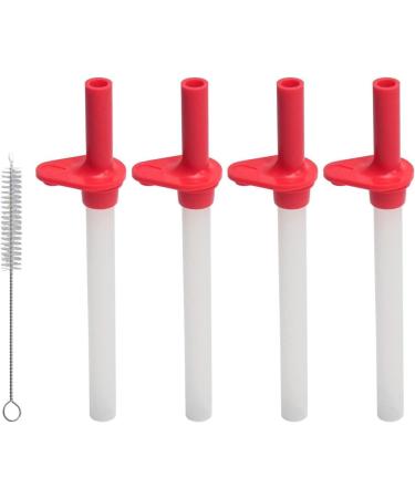 Flexible Silicone Straws Travel Cup Straws Easy to Clean Silicone Material Replacement Accessory Reusable Straw for Cups Cup Straw Replacement - Buy Online on GoSupps.com