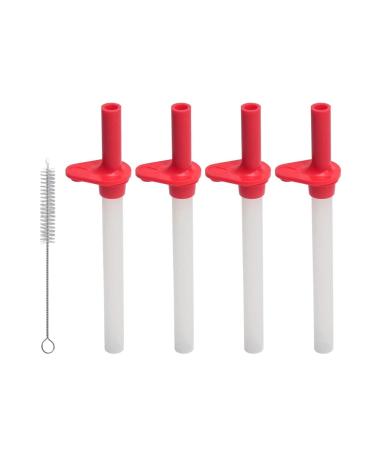 Flexible Silicone Straws Travel Cup Straws Easy to Clean Silicone Material Replacement Accessory Reusable Straw for Cups Cup Straw Replacement