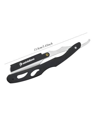 Professional Hair Removal Kit: Stainless Steel Shaving Razor + 25 Blades - Barber Tools for Precision Grooming - Buy Online on GoSupps.com
