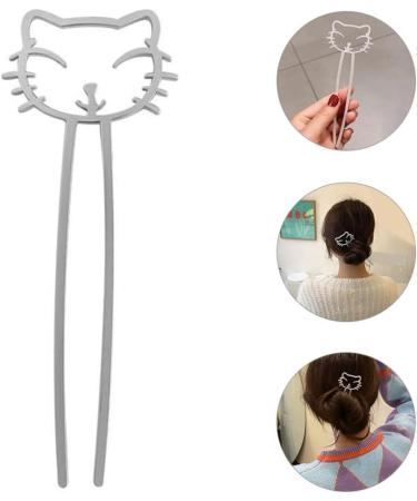 minkissy Cute Cute Hairpin Womens Hair Accessories Chinese Hair Pin Chopsticks for Hair Accessories Bobby Pin Cute Hair Accessories Hot Hair Brush Cat South Korea Girl Japanese-style Alloy - Buy Online on GoSupps.com