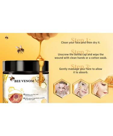 2PCS Bee Venom Cream Bee Venom Skin Treatment Cream for Women for All Skin - Buy Online on GoSupps.com