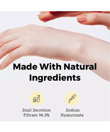 Snail Repairing Essence - Hydrating Skin Care Pore Shrinkage & Snail Mucin | 100ml International Shipping - Buy Online on GoSupps.com