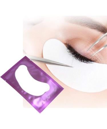 Arison Lashes Eye Gel Pads - 50 Pairs | Lint-free Under Eye Patches for Eyelash Extensions | Smooth Front & Collagen Back | Purple - Buy Online on GoSupps.com