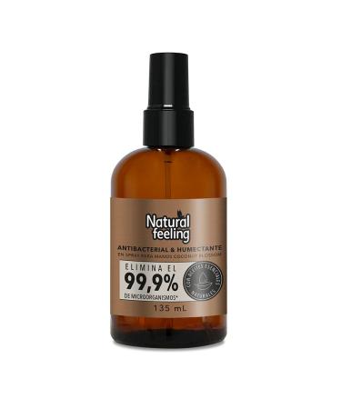 Natural feeling hand sanitizer