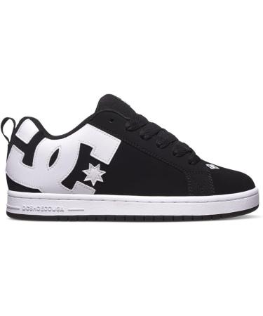 DC Shoes Men's Court Graffik Low-Top Sneakers - Black 001 | Size 38.5 EU | International Shipping Available - Buy Online on GoSupps.com