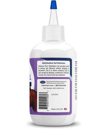 Vetericyn Plus Ophthalmic Eye Gel for Dogs, Cats, Horses & More - 3 oz - Relieves Eye Irritations - Buy Online on GoSupps.com