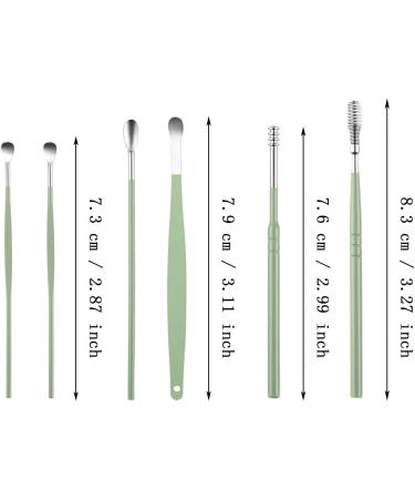 Stainless Steel Ear Picking Spoon Set for Children and Adults - 6 Piece Tool Cleaner with Ear Wax Drops - Purple One Size - Buy Online on GoSupps.com