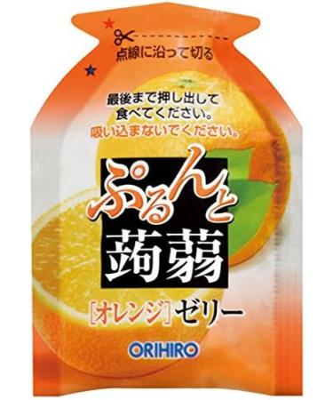 Orihiro Plan du Puru do and konjac Jelly Pouch Muscat + Orange 20gx12 Pieces 6 Bags - Buy Online on GoSupps.com