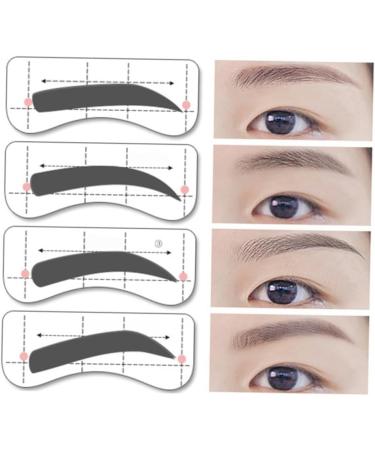 Beavorty 32 Pairs 8 Eyeshadow Eyebrow Template Kits Eyebrow Sticker Mold Eyebrow Trimming Makeup Tools - Buy Online on GoSupps.com