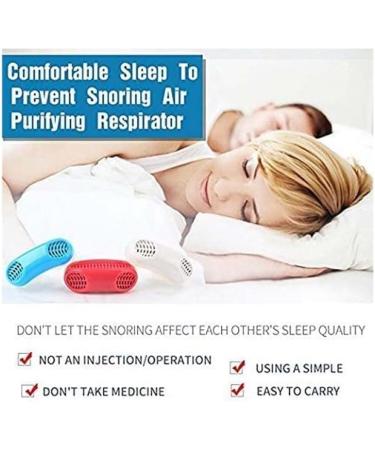 Adjustable Speed Anti-Snoring Device for Men and Women - Silent 2-in-1 Solution to Stop Snoring - Blue - Buy Online on GoSupps.com