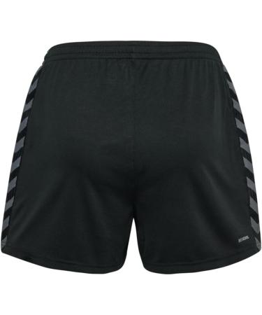Hummel Women's Hmlauthentic Pl Shorts - Stylish Black Shorts for International Shipping - Buy Online on GoSupps.com