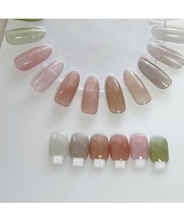 15ml Nude Ice Manicure Tool Jelly Gel Gel Nail Polish Nail Phototherapy Lacquer Varnish UV Semi Permanent - (Color: 4) - Buy Online on GoSupps.com