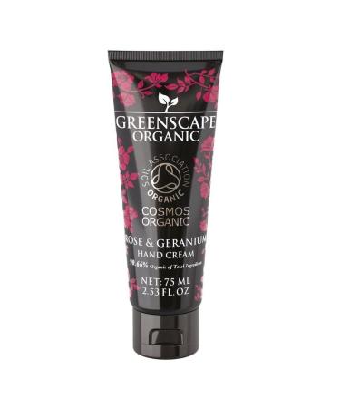 Greenscape Organic Hand Cream Rose and Geranium 75 ml