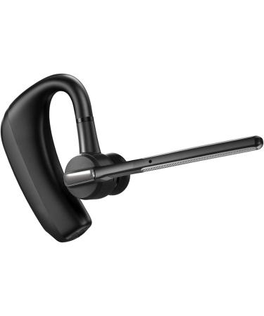 Bluetooth Headset with CVC 8.0 Dual Mic Noise Cancelling Hands-Free Bluetooth Earpiece V5.0 Wireless Headset for iPhone Android Cell Phone Driving and Office 