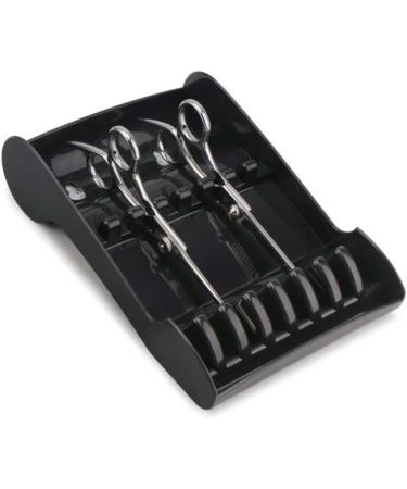 Beaupretty Hair Scissors Holder Stand - 2pcs Black Accessories for Hairdressing Salons | Hair Comb & Scissors Storage - Buy Online on GoSupps.com