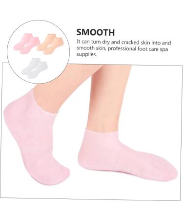 minkissy 3pairs Moisturizing Socks Exfoliating Socks Anti-Cracking Foot Covers Womens Socks Moisturizing Sock Ladies Socks Protective Moisturizing Sock Foot Protective Socks Sebs - Buy Online on GoSupps.com