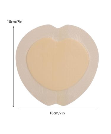 Wound Dressing Sacrum Foam Bandages - Waterproof Soft Silicone 7x7in | Skin Friendly for Optimal Healing - Buy Online on GoSupps.com