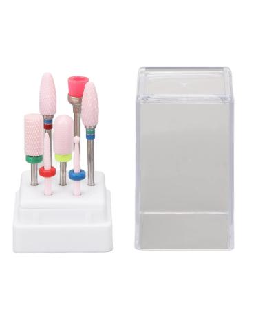 Portable Nail Drill Bits Set 7 Pieces Electric Nail File Nail Art Remover 3/32 Inch Acrylic Bits for Home Salon Use Convenient and Versatile Electric Manicure Pedicure Kit