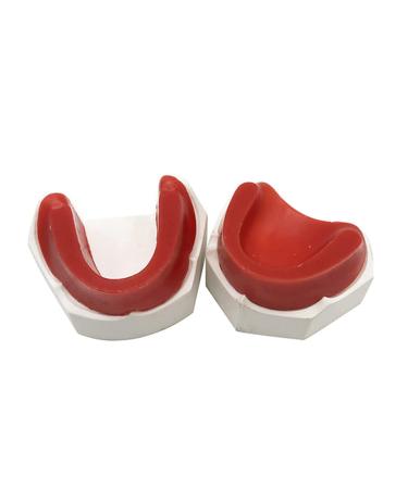 HDGrncc dental tooth Jaw Wax Embankment Model Soft Wax Dental Mold Mold Artificial toothwax-based base bowl for arranging teeth with a plaster base