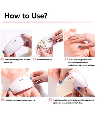 Infant Umbilical Hernia Belt - Adjustable Belly Button Band for Newborns - Buy Online on GoSupps.com