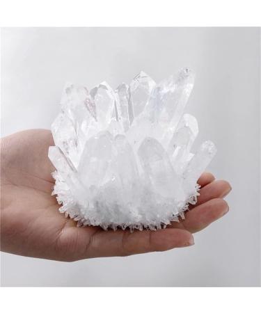 Natural Crystal Cluster Rock Quartz Minerals Rough Stone Stones Home Decoration 500-650g Suitable for Furniture Decoration Full of Texture (Color : Green) - Buy Online on GoSupps.com
