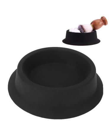Men's Silicone Shaving Soap Bowl - Portable & Large Capacity (Black) - Buy Online on GoSupps.com