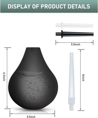Enema Bulb 224ML - Tailored Experience Douche with Silicone Comfort & 3 Unique Nozzles | International Shipping Available - Buy Online on GoSupps.com