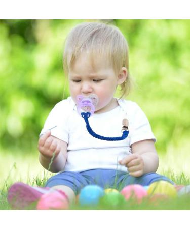 15 Pack Metal Pacifier Clips - Silver Duck Beak Insert Baby Pacifier Chains - Durable Braces Clip Straps for International Shipping - Buy Online on GoSupps.com