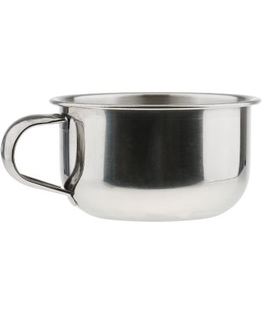 Buy Gazechimp Stainless Steel Men's Shaving Bowl with Handle | Durable Shaving Mug for Shaving Soap - International Shipping Available - Buy Online on GoSupps.com