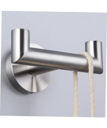 Alipis Coat Hook Black Hanger Outfit Hangers Bath Towel Hanger Bathroom Robe Towel Holder Hang Towel Heavy 9.8x5.8cm Silver - Buy Online on GoSupps.com