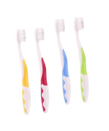 ULTECHNOVO Soft Toothbrush 4 Pack Toothbrush Training Brush Toddler Silver Ion Children's Toothbrush