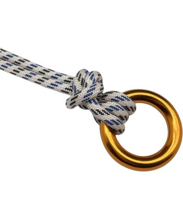 S.E.PEAK 23kN Aluminum Rappel Ring O-Ring Connection for Climbing, Arborist, Hammock - Gold/Blue (4 pack) - Buy Online on GoSupps.com