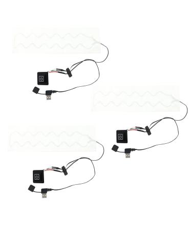 Xmiral Pads Thermal Heater Heated electrical clothing heating pillow heating usb scarf pad winter sports equipment Raiders-Hoodie for men unit size white