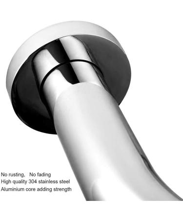 Stainless Steel Shower Grab Bar Bathroom Grab Bar Shower Handle Bathroom Balance Bar Wall Mounted Straight Towel Holder Shower Safety Support for Elderly Disabled Children 40cm Silver - Buy Online on GoSupps.com