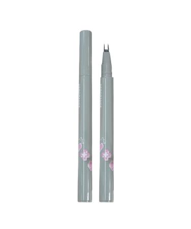 Fine Liquid Eyeliner Eye Beauty Products Long-Lasting Ultra Fine Liquid Eyeliner | Multifunctional Quick Drying Liquid Eyeliner Portable Tear Bag Makeup Cosmetics for Daily Use Shakven 03# Fog Black