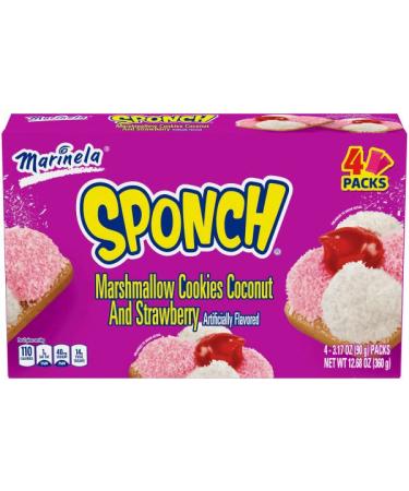 Marinela Sponch Marshmallow Cookies | 3 Pack | 12 Count - 8 Count (Pack of 3) - Buy Online on GoSupps.com