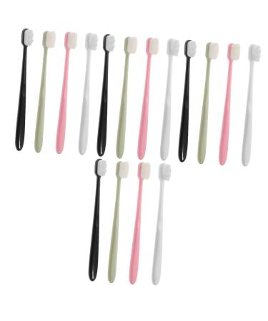 Frcolor 16 pcs soft toothbrush actually travel toothbrush travel toothbrushes genre of gums toothbrush set gum care so soft captivity pregnant woman pp